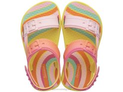 baby's b speelgesp Ipanema geel roze schoenen 2L4N371