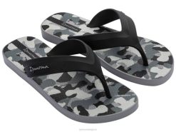 Heren dek plus Ipanema camouflage zwart schoenen 2L4N442