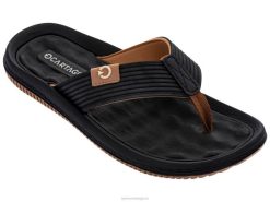 Heren dunas Ipanema zwart bruin schoenen 2L4N448