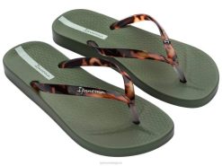 vrouwen sluit schildpadschild aan Ipanema khaki schoenen 2L4N82