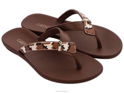 vrouwen Uba gevlochten string Ipanema bruin schoenen 2L4N227